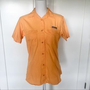 SALE Columbia | Orange PFG Button Down